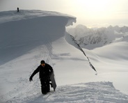 Gerard Climbing the Cornice