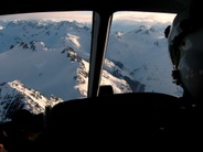 Flying Over the Chugach Mountains