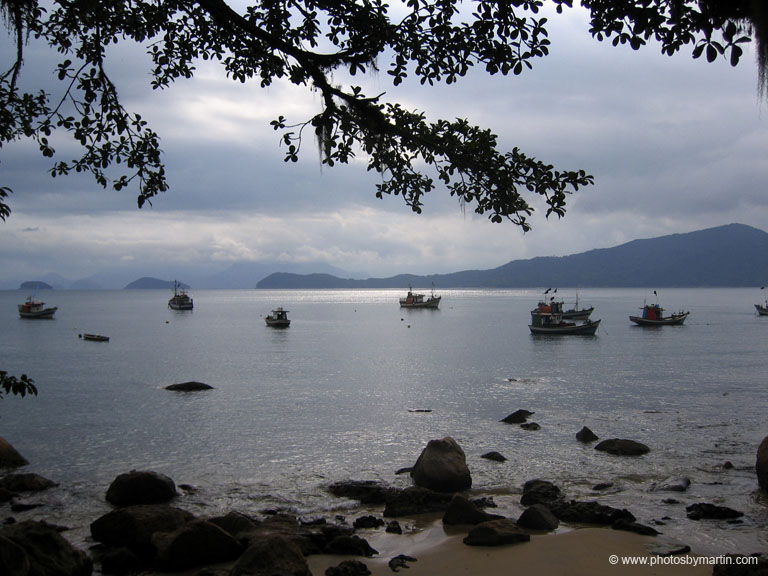 Finishing Boats in Picinguaba