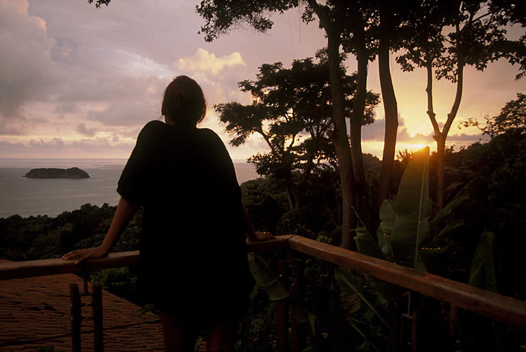 Geeta Watching the Sunset