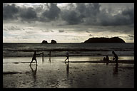 Rainy Day on the Beach