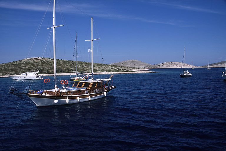 Sailing in the Kornati Islands