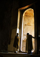 Monks at Island Monastery at Lake Tana