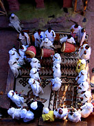 Worshipers at Bet Maryam (St. Mary's Church)