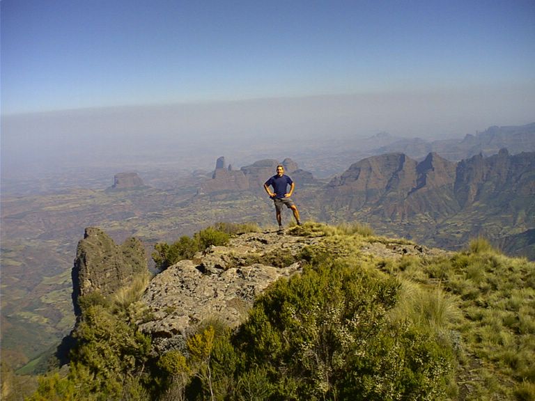 Martin at Imet Gogo (3926m)