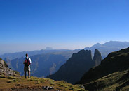 Gerard Taking in the View from Saha (3785m)