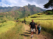 Typical Day on the Trek: Gerard Followed by 20 Children