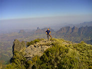 Martin at Imet Gogo (3926m)