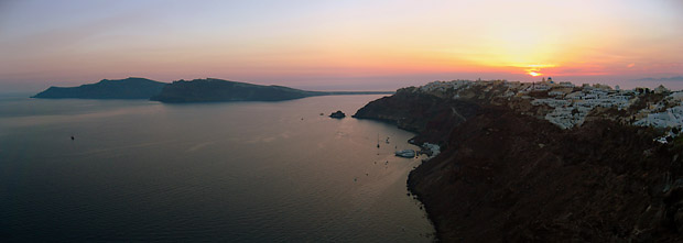 Sunset in Oia