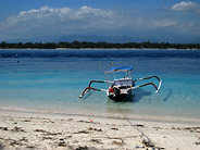 Boat on Gili Trawangan