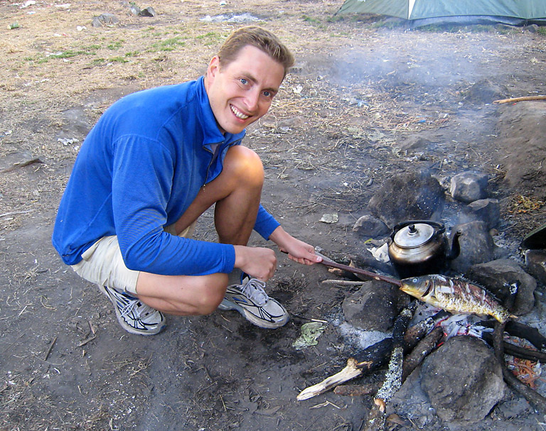 Martin Making Dinner
