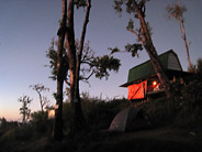 Shelter at First Night Campsite