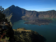 Crater Lake on Mt. Rinjani