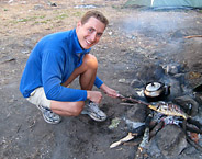 Martin Making Dinner