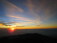 Sunrise on the Summit of Mt. Rinjani