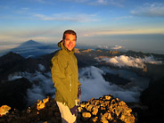 Gerard on the Summit of Mt. Rinjani