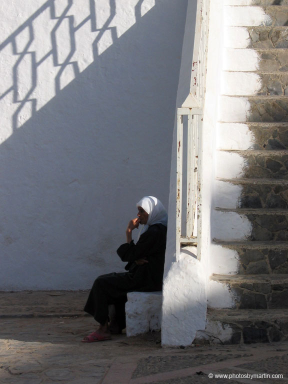 Woman Outside the Great Mosque
