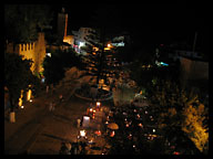 Plaza Uta el-Hammam at Night