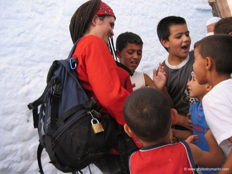 Belinda with Kids