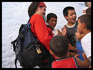 Belinda with Kids