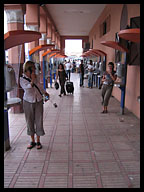 Bianca and Belinda Testing the Moroccan Phone System