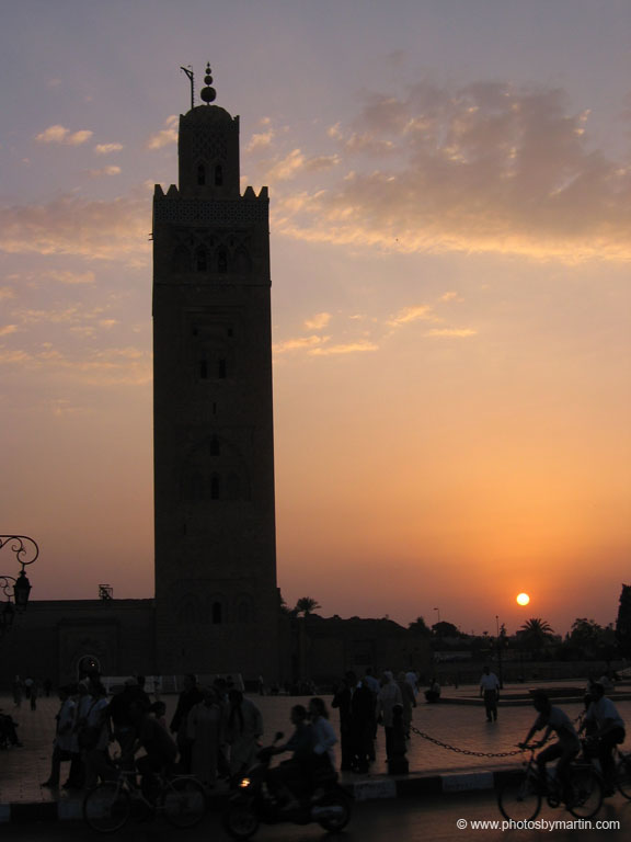 Sunset Over the Koutoubia Mosque