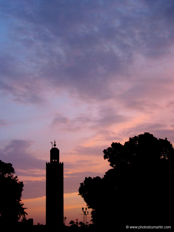 Sunset Over the Koutoubia Mosque