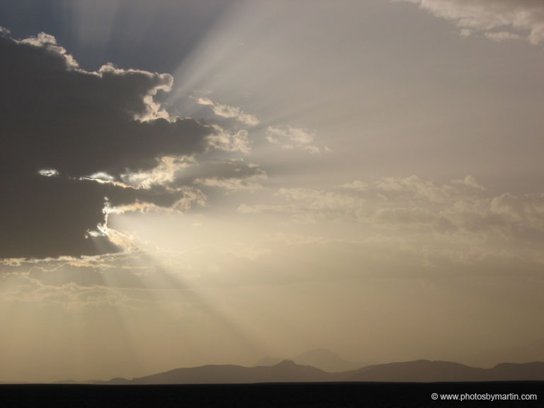 Sunset Near the Dades Gorge