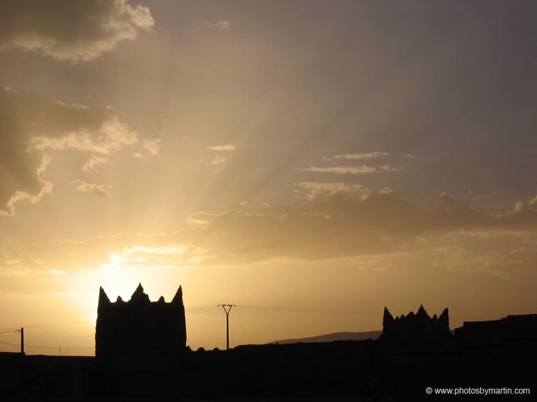 Sunset Near the Dades Gorge