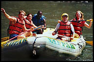 Rafting the Zambezi River