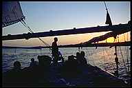 Sunset Onboard the Felucca