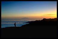 Sunset with Mt. Meru in the Distance