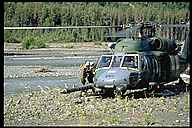 Rescue Helicopter Evacuating Julie from Mt. Yukla