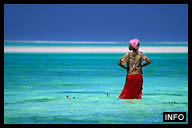 Woman on the East Coast of Zanzibar