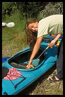 Amanda Pumping Out Water