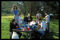 Breakfast On the Trail in Big Sur