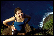 Anya on the Napali Coast, Hawaii