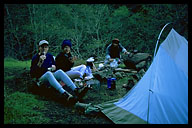 Making Dinner at Camp