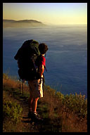 Jorge Taking in the View of the Lost Coast