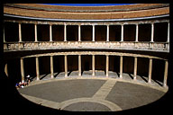 Courtyard at the Alhambra Palace