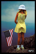 Girl with a Flag