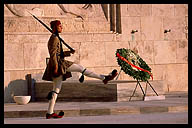 Traditionally Dressed Guard at the Greek Parliament