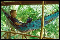 Reading in a Hammock