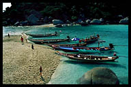 Longtail Boats at Ko Nang Yuan