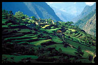 Terraced Fields Near Lukla