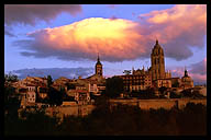 Sunset in Segovia