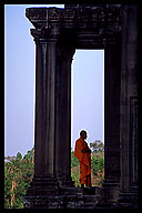 Monk at Angkor Wat Temple