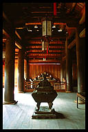 Richly Decorated Interior at the Temple of Literature