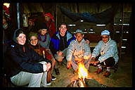 Staying Warm with Friends at a Hilltribe Village