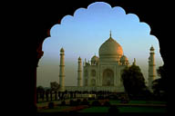 Taj Mahal Seen Through a Doorway